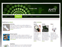 Tablet Screenshot of ahtienterprise.com